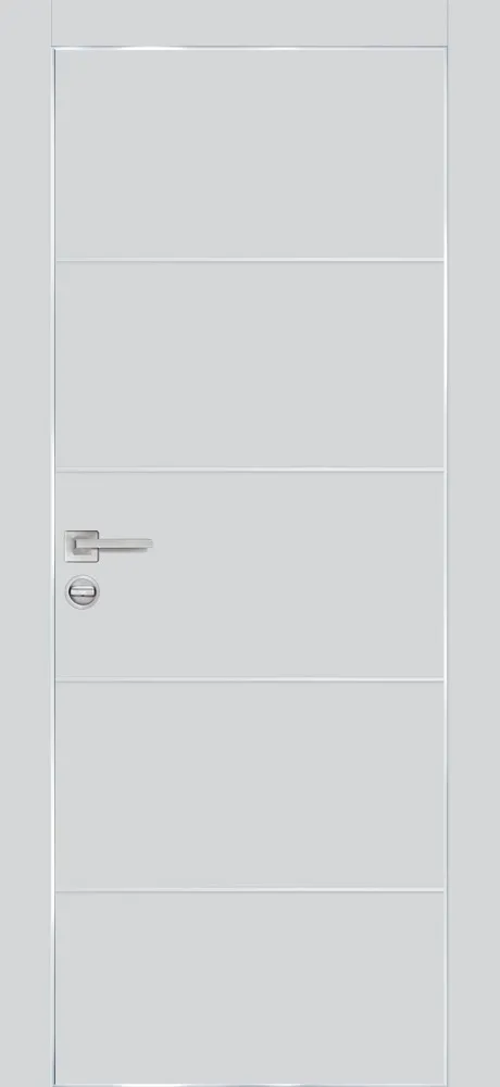 Фото Межкомнатная дверь PX-12  AL кромка с 4-х ст. Сапфир матовый